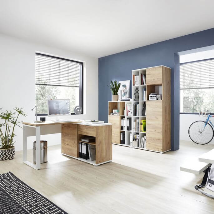 Armoire de bureau moderne de 120 cm de hauteur